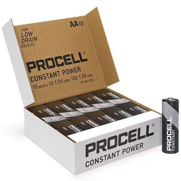 Duracell Procell AA Batterijen – 100 Stuks