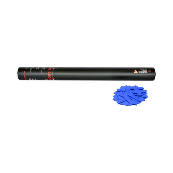 Confetti Kanon 50cm – Donker Blauw voor Avondfeesten & Events