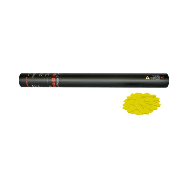 Confetti Kanon 50cm – Geel voor Zomerse Feesten & Openingen