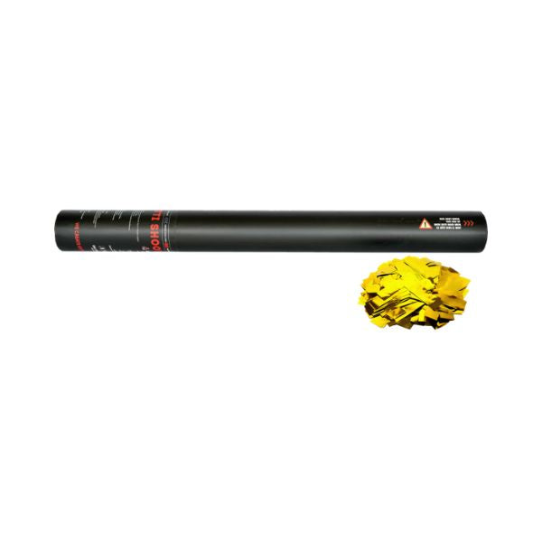 Confetti Kanon 50cm – Goud voor VIP Feesten & Celebrations
