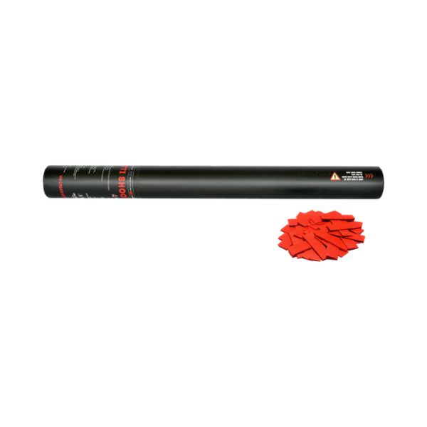 Confetti Kanon 50cm Rood – Perfect voor Festivals & Feesten