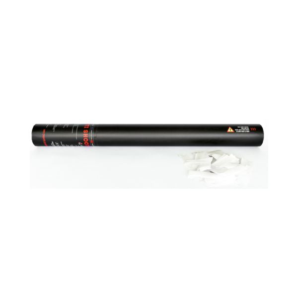 Confetti Kanon 50cm – Wit voor Ceremonies & Stijlvolle Events