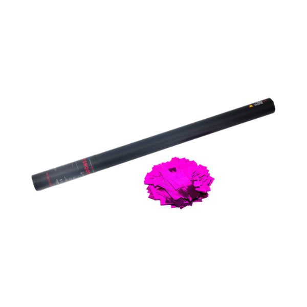 Confetti Kanon 80cm – Roze Metallic voor Gender Reveal & Babyshowers