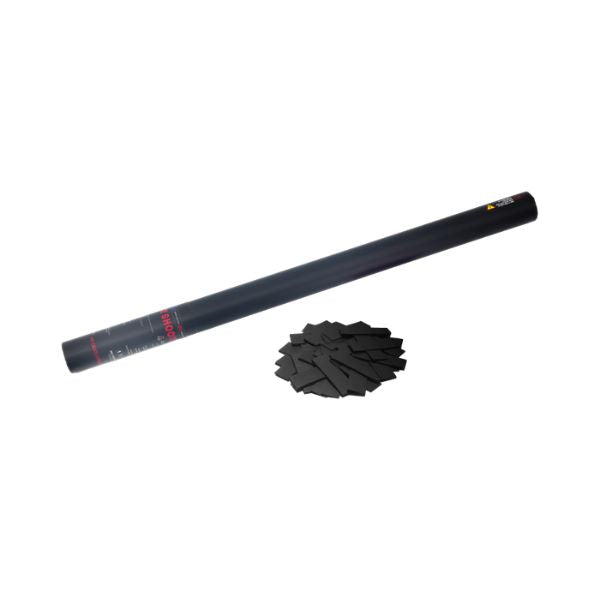 Confetti Kanon 80cm – Zwart voor Luxe Settings & Night Events
