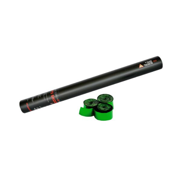 Streamer Kanon 50cm Groen Metallic – Perfect voor Festivals, Evenementen & Shows