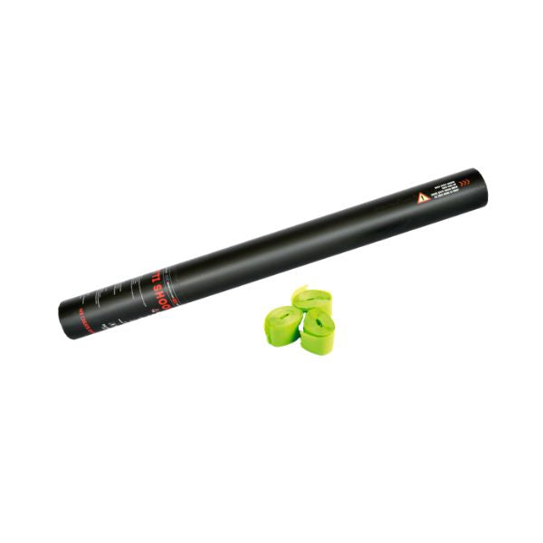 Streamer Kanon 50cm Lichtgroen – Ideaal voor Feesten, Festivals & Evenementen