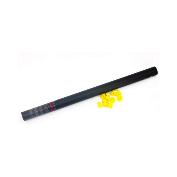 Streamer Kanon 80cm Geel – Perfect voor Festivals, Feesten & Evenementen