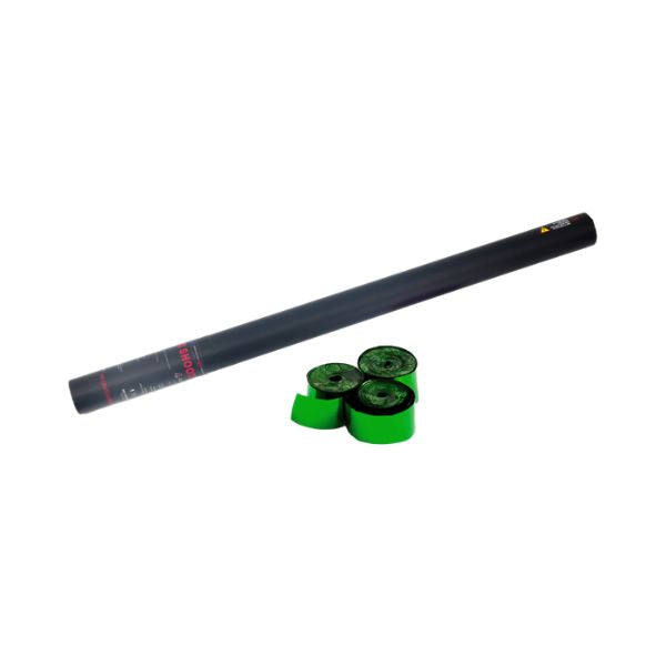 Streamer Kanon 80cm Groen Metallic – Perfect voor Festivals, Shows & Evenementen