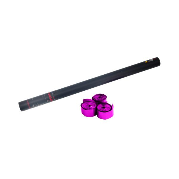 Streamer Kanon 80cm Roze Metallic – Perfect voor Babyshowers, Gender Reveals & Feesten