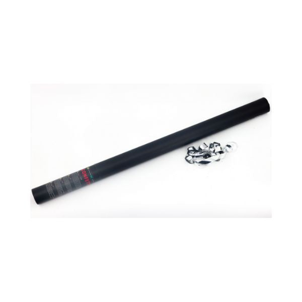Streamer Kanon 80cm Zilver – Perfect voor Bruiloften, Gala’s & Luxe Events