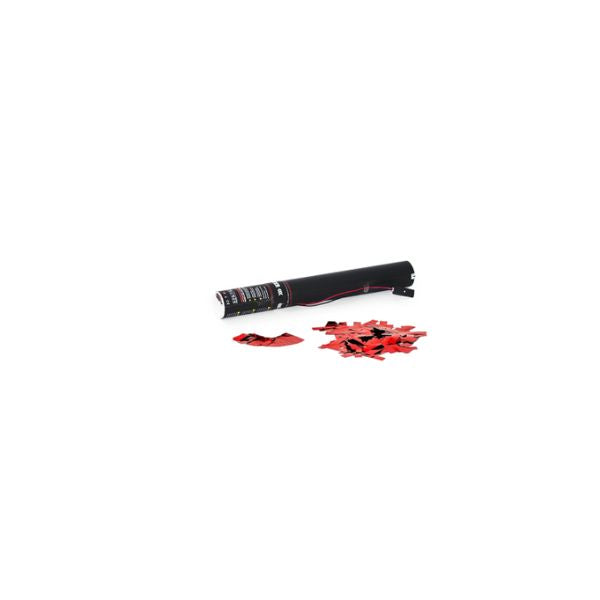 Elektrisch Confetti Kanon 50cm Rood Metallic – Perfect voor Festivals, Shows & Evenementen