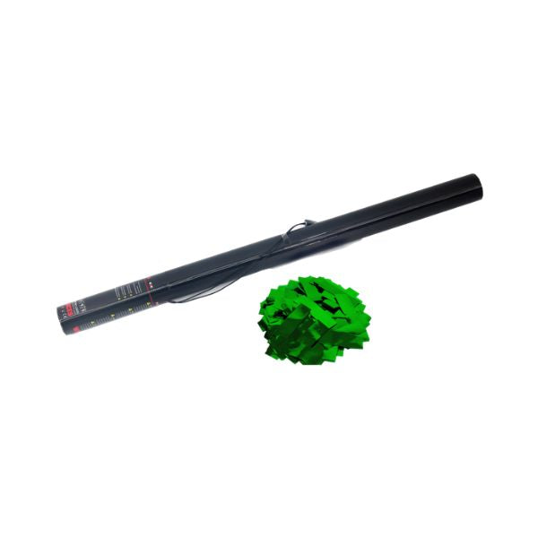 Elektrisch Confetti Kanon 80cm Groen Metallic – Perfect voor Festivals, Shows & Evenementen