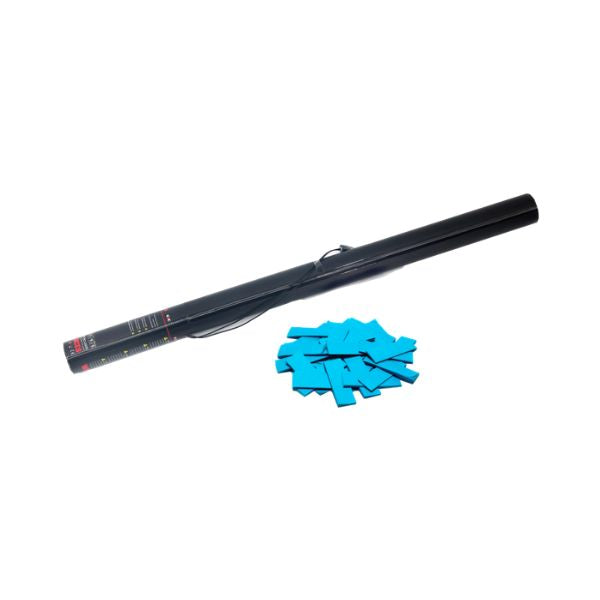 Elektrisch Confetti Kanon 80cm Lichtblauw – Perfect voor Babyshowers, Gender Reveals & Feesten