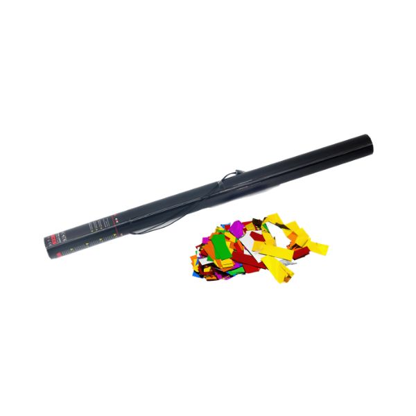 Elektrisch Confetti Kanon 80cm Multicolor Metallic – Perfect voor Festivals, Feesten & Grote Evenementen
