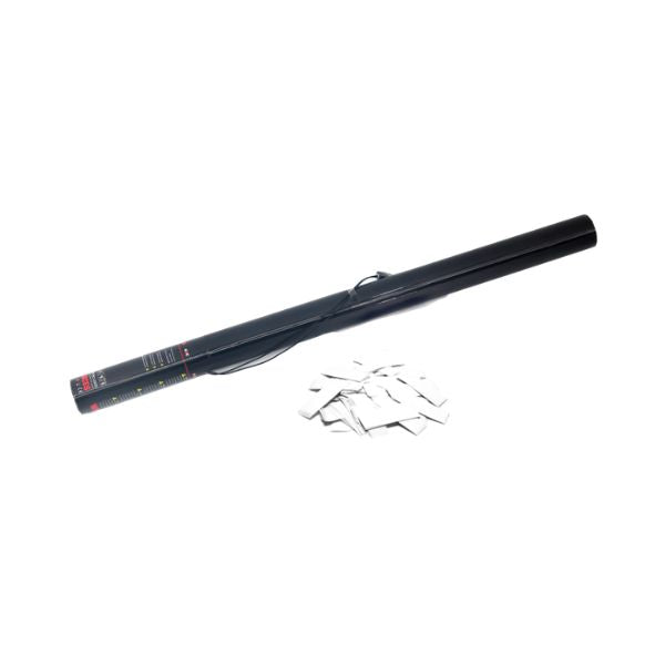 Elektrisch Confetti Kanon 80cm Wit – Perfect voor Bruiloften, Ceremonies & Luxe Events