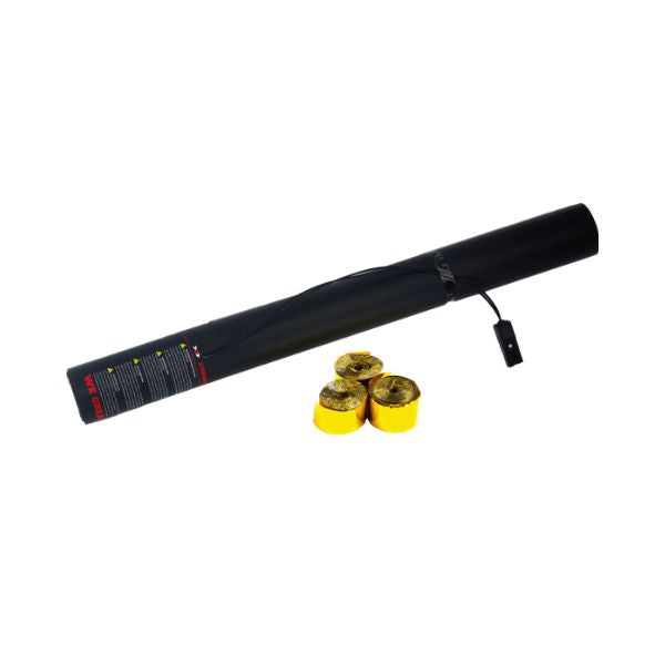 Elektrisch Streamer Kanon 50cm Goud – Perfect voor Bruiloften, Gala’s & Luxe Events