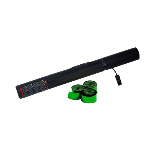 Elektrisch Streamer Kanon 50cm Groen Metallic – Perfect voor Festivals, Shows & Evenementen