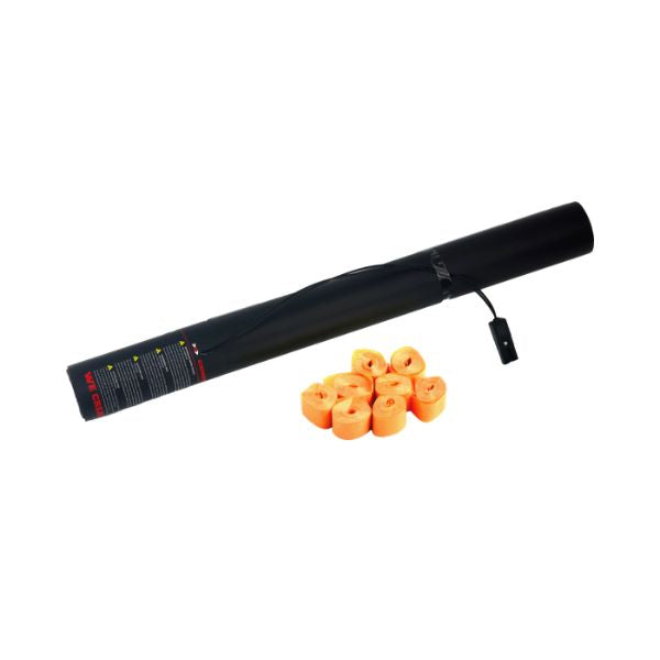 Elektrisch Streamer Kanon 50cm Oranje – Perfect voor Festivals, Koningsdag & Feesten