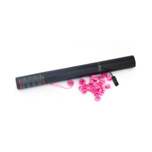 Elektrisch Streamer Kanon 50cm Roze – Perfect voor Babyshowers, Gender Reveals & Feesten