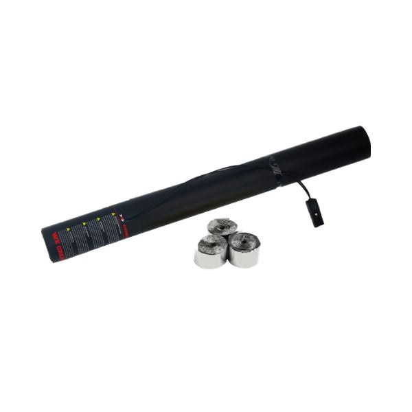 Elektrisch Streamer Kanon 50cm Zilver – Perfect voor Bruiloften, Gala’s & Luxe Events