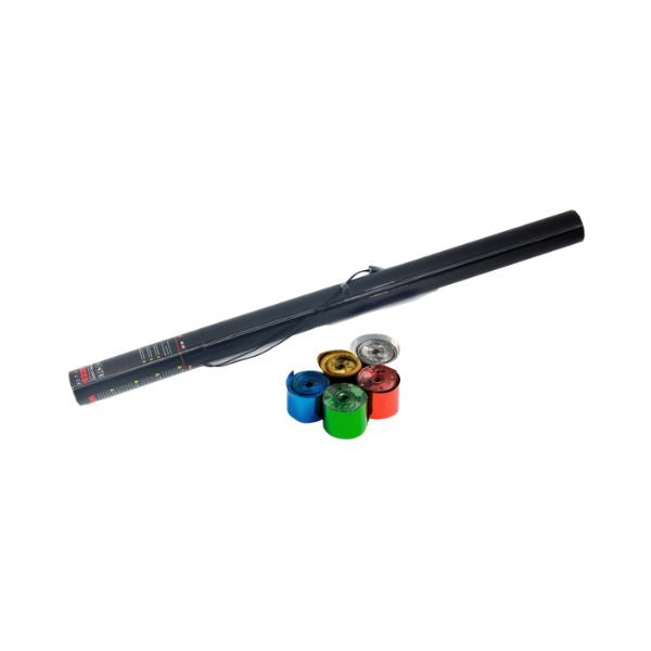 Elektrisch Streamer Kanon 80cm Multicolor Metallic – Perfect voor Festivals, Feesten & Grote Evenementen