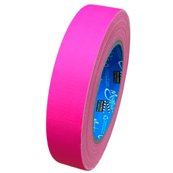Neon Gaffa Tape Extra Mat 25 mm x 25 m – Roze