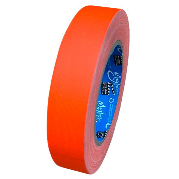 Neon Gaffa Tape Extra Mat 25 mm x 50 m – Oranje