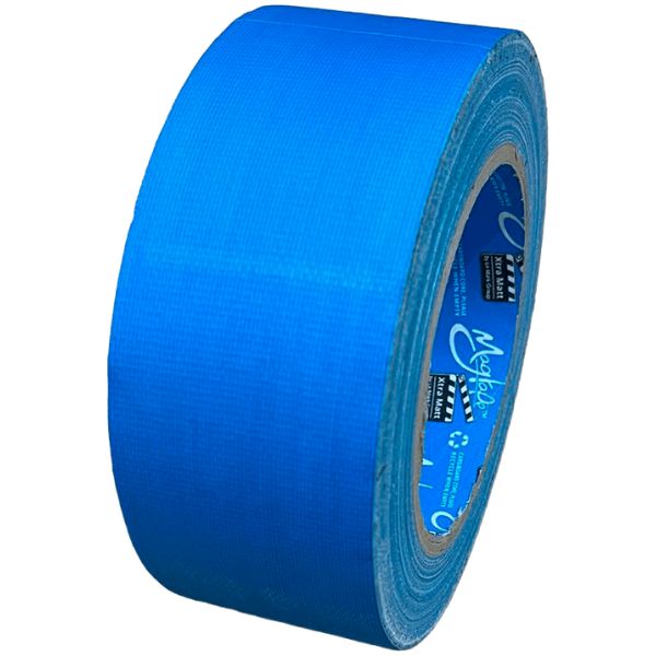 Neon Gaffa Tape Extra Mat 50 mm x 25 m – Blauw