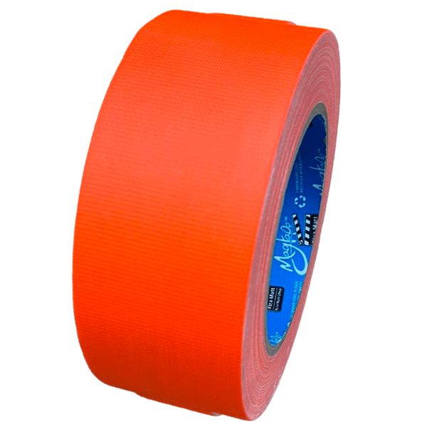 Neon Gaffa Tape Extra Mat 50 mm x 25 m – Oranje
